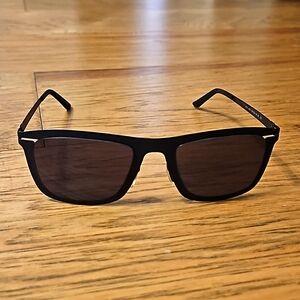 Prodesign Denmark Sunglasses & Case 8119 Black Frames With Cutout Lightweight